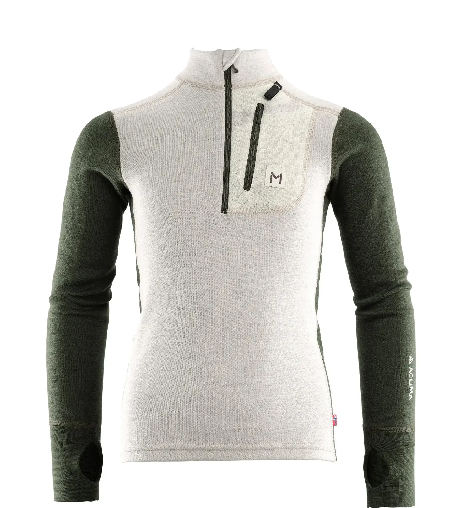 Aclima Kids Lars Monsen Mockneck