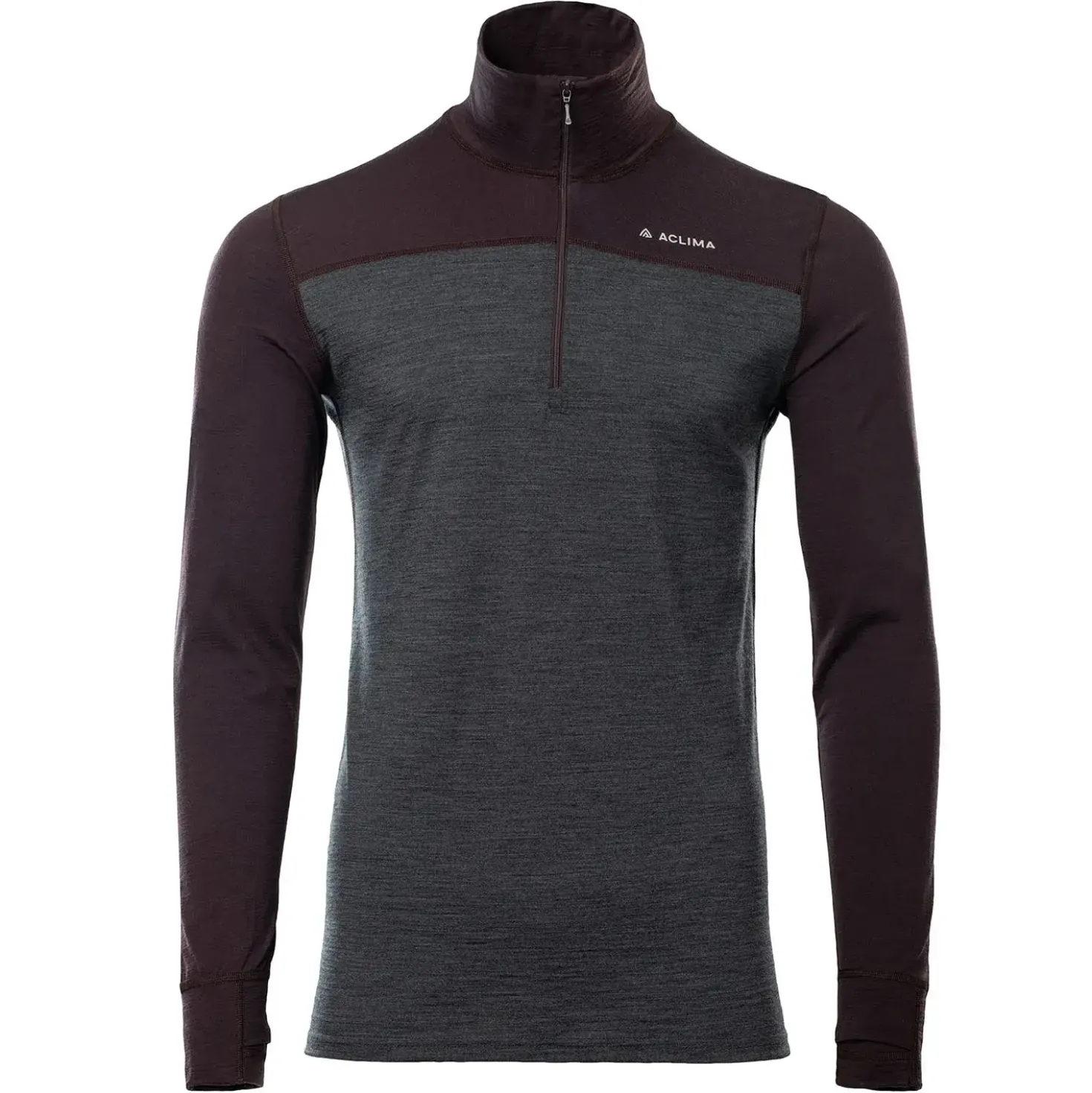 Aclima Mens LightWool 180 Polo W/zip