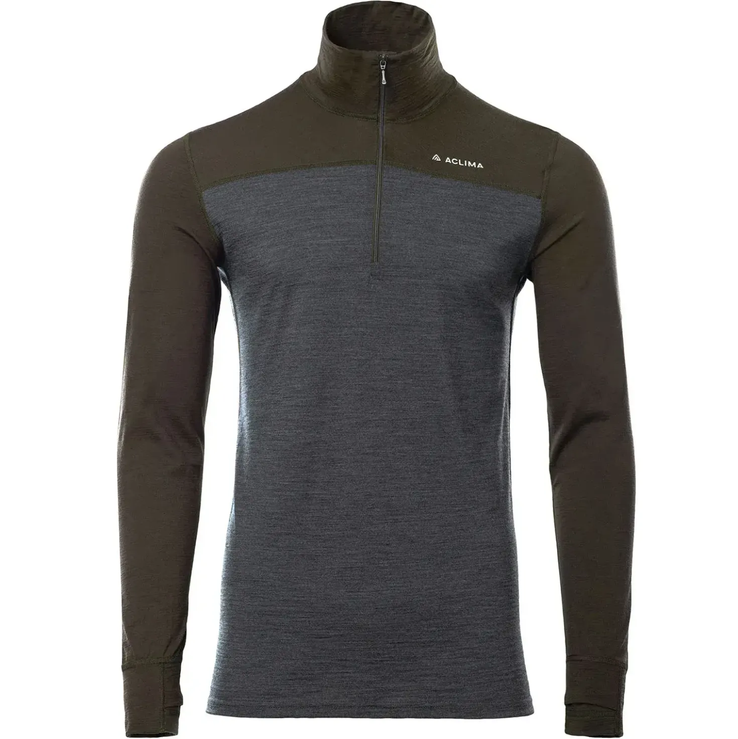 Aclima Mens LightWool 180 Polo W/zip