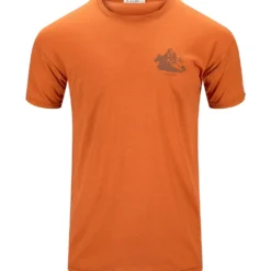Aclima Mens LightWool Tee Print Mountain