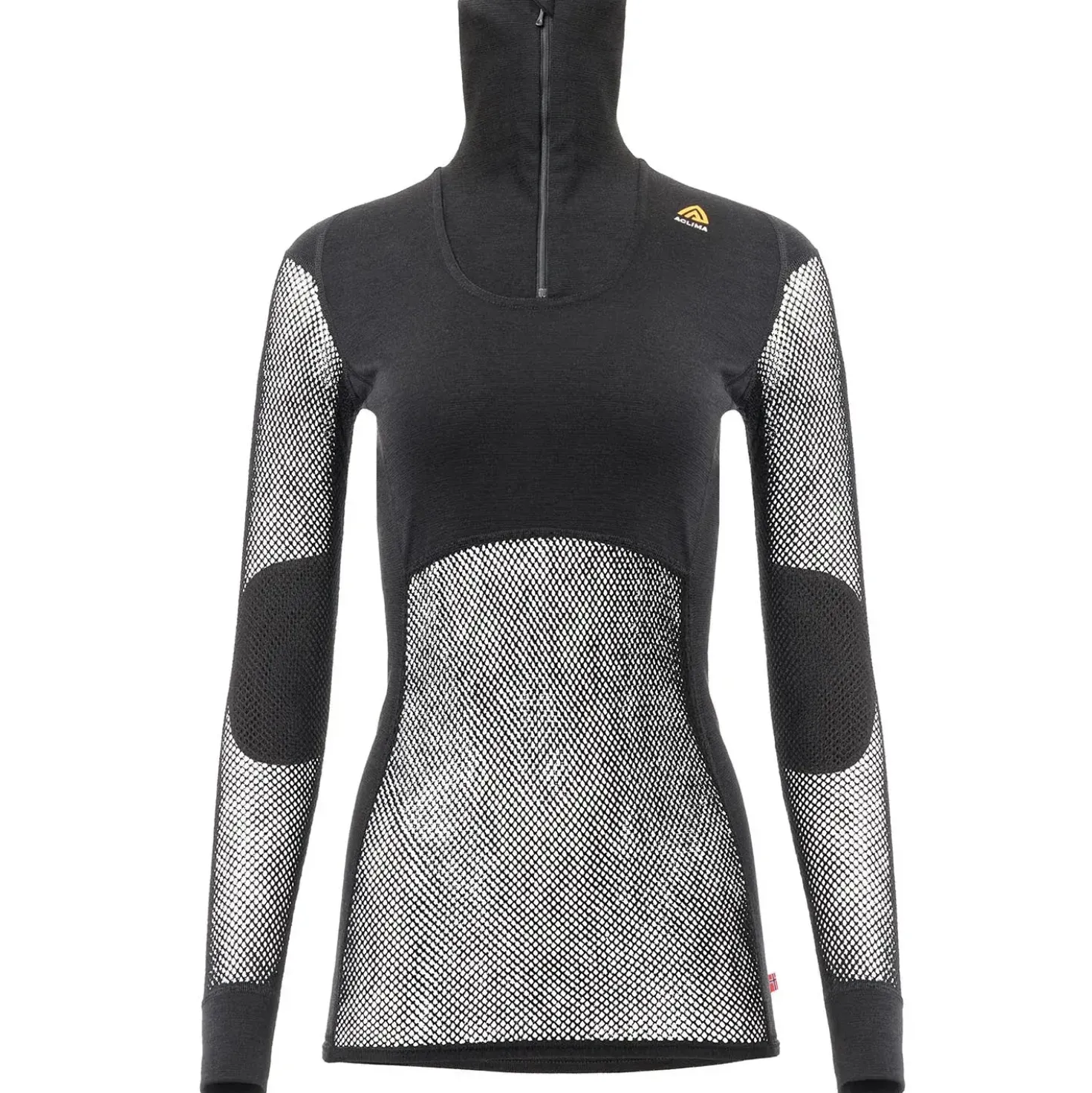 Aclima Womens Woolnet Polo W/zip