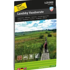 Calazo Landsby Vandrerute Vejle 1:25.000