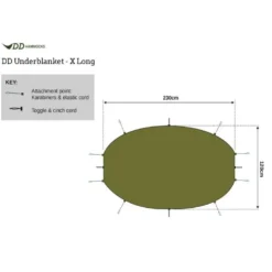 DD Hammocks DD Underblanket - X Long