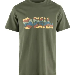 Fjällräven Mens Multicolor Logo T-shirt
