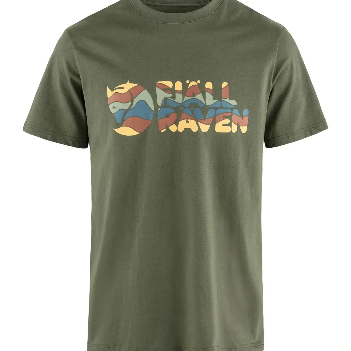 Fjällräven Mens Multicolor Logo T-shirt