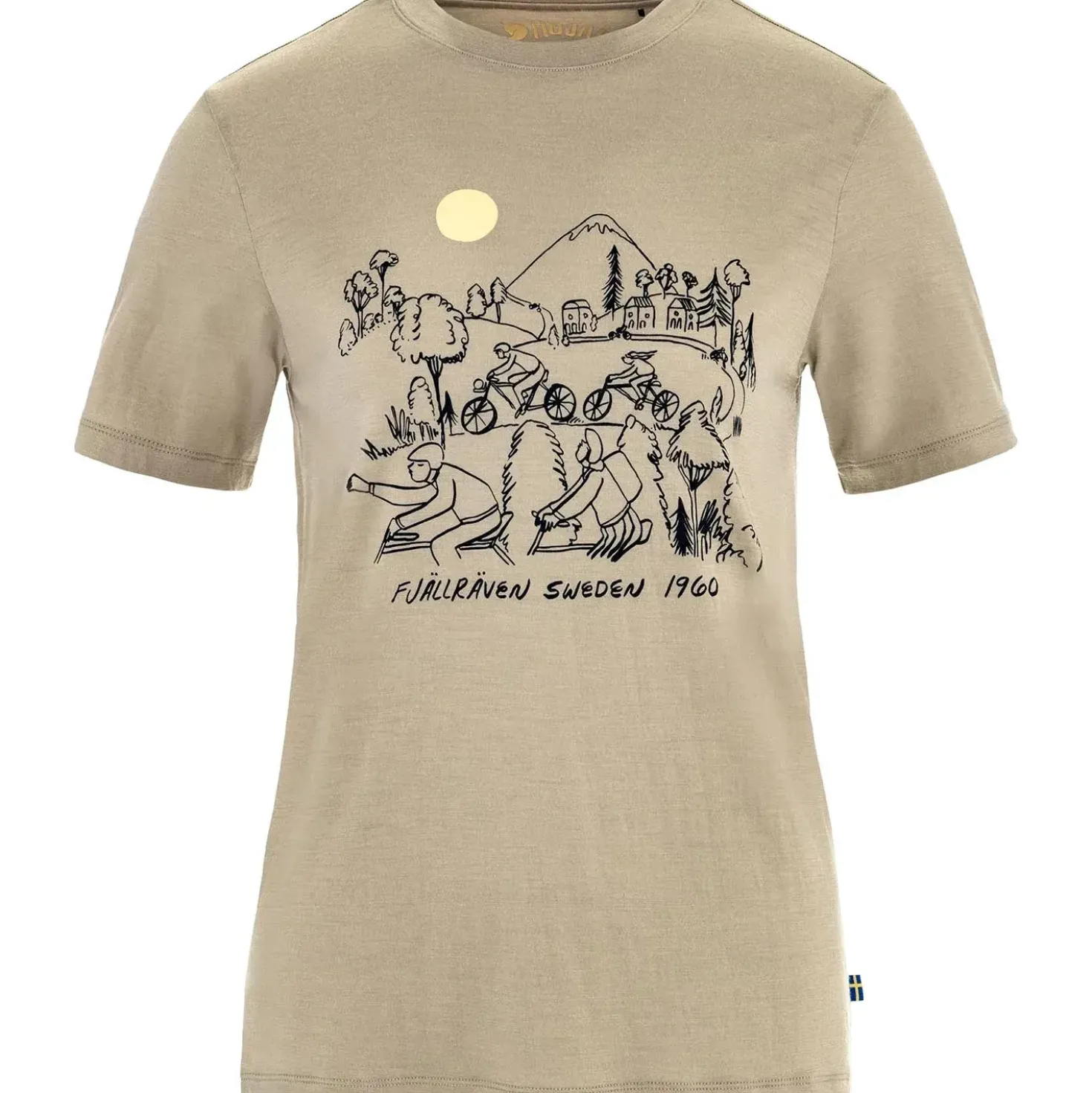 Fjällräven Womens Hoja Lugnt Wool T-shirt