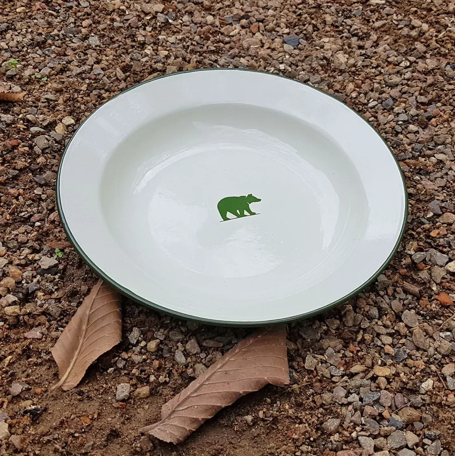 Friluftsland Enamel Bowl Bear Logo