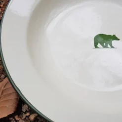 Friluftsland Enamel Bowl Bear Logo