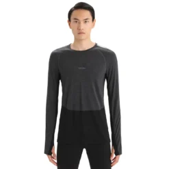 Icebreaker Mens 125 ZoneKnit L/S Crewe