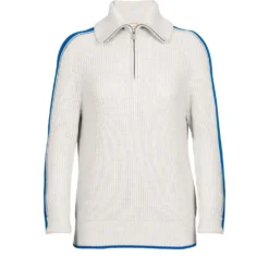 Icebreaker Womens Lodge L/S Half Zip Sweater