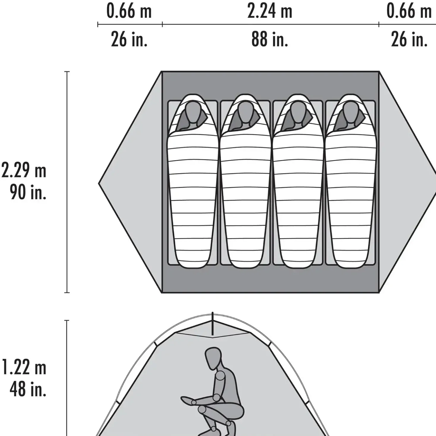 MSR Elixir 4 Tent S25