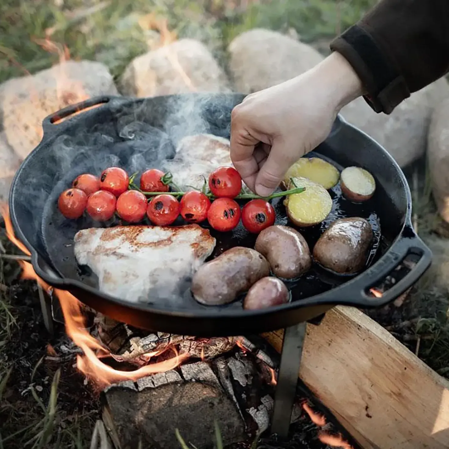 Petromax Fire Skillet FP30H Two Handles