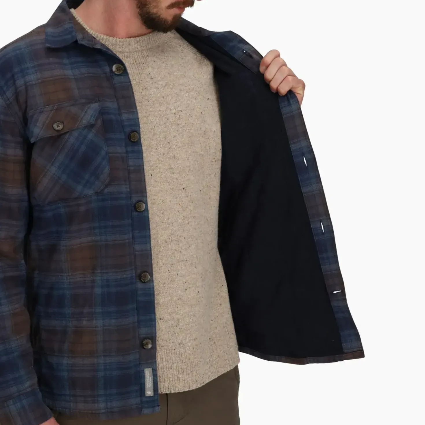 Royal Robbins Mens Snowcap Lined Flannel L/S