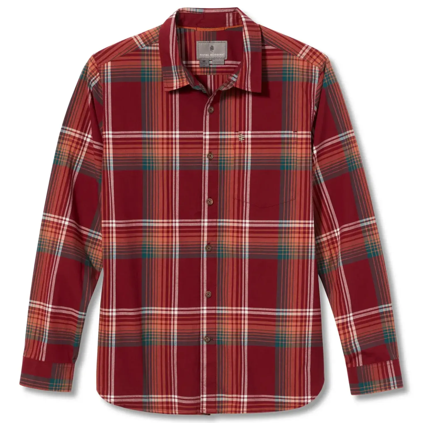 Royal Robbins Mens Trouvaille Organic Cotton Plaid L/S