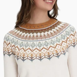 Royal Robbins Womens Westlands Fairisle Crew