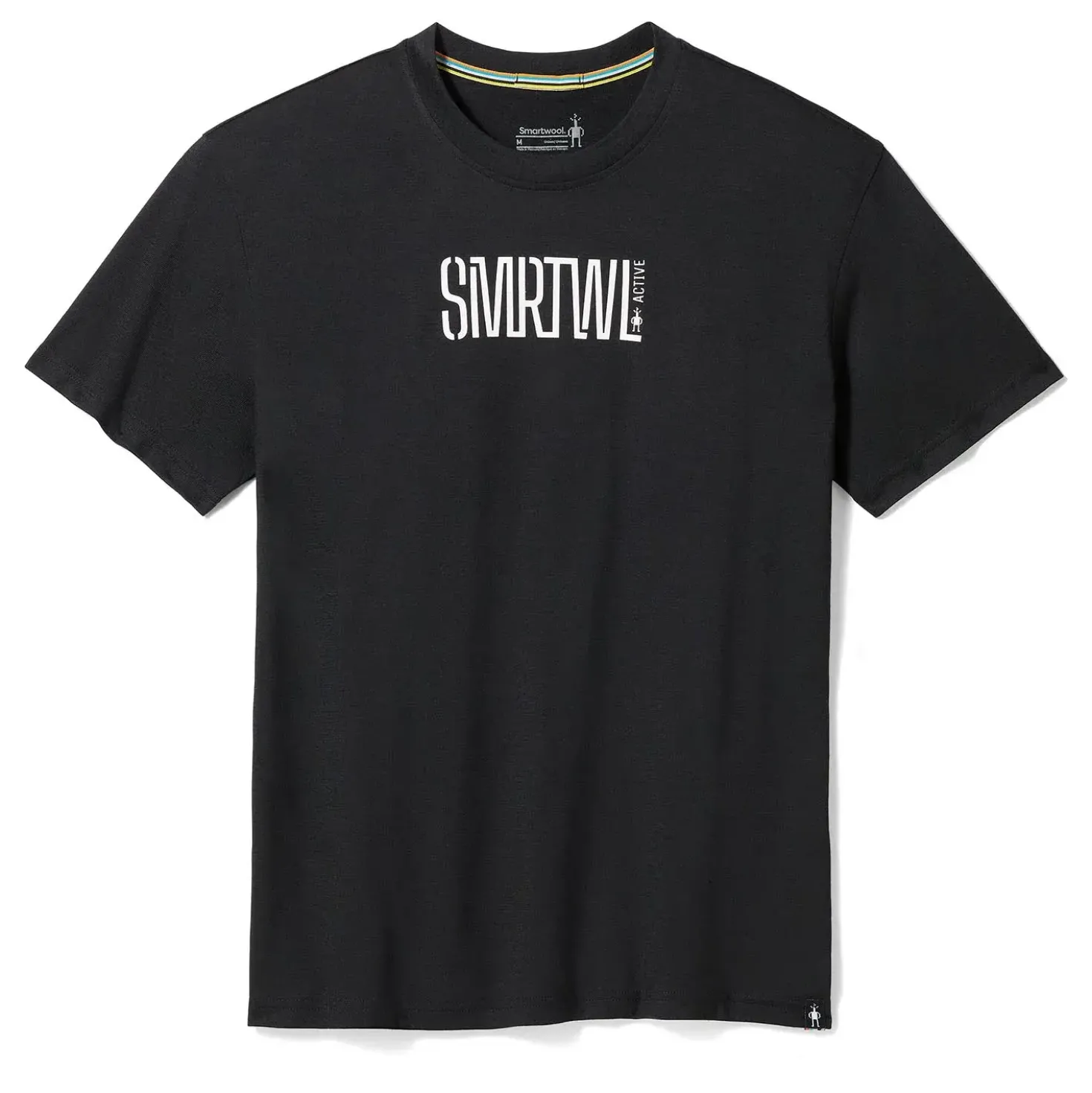 Smartwool Mens Active Logo Graphic Short S/S Tee