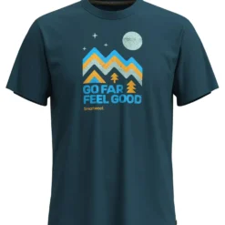 Smartwool Mens Alpine Sky Graphic S/S Tee Slim Fit