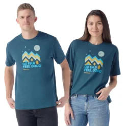 Smartwool Mens Alpine Sky Graphic S/S Tee Slim Fit