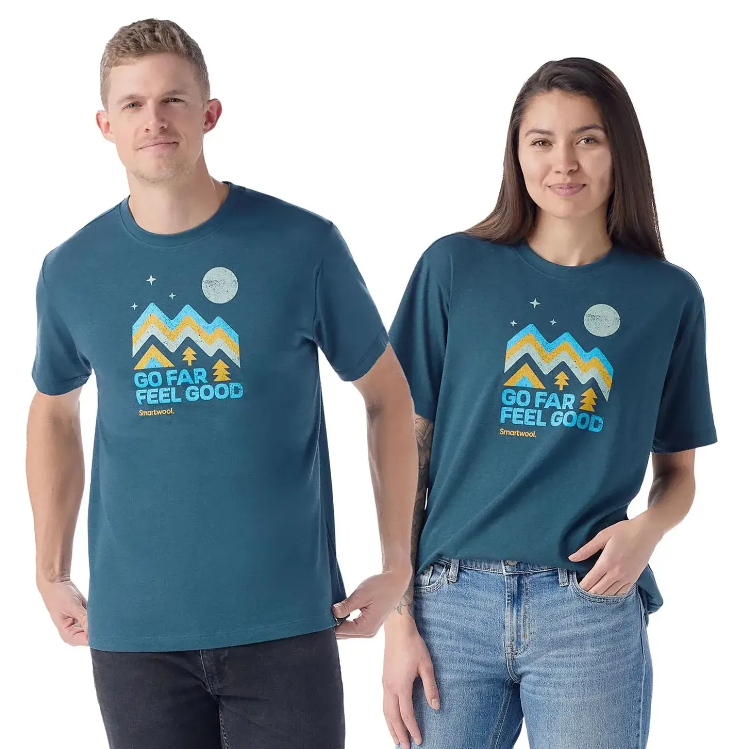 Smartwool Mens Alpine Sky Graphic S/S Tee Slim Fit