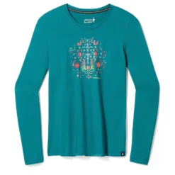Smartwool Womens Floral Tundra Graphic L/S Tee