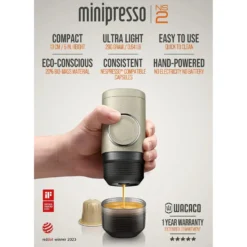 Wacaco Minipresso NS2 Espresso Coffee Maker